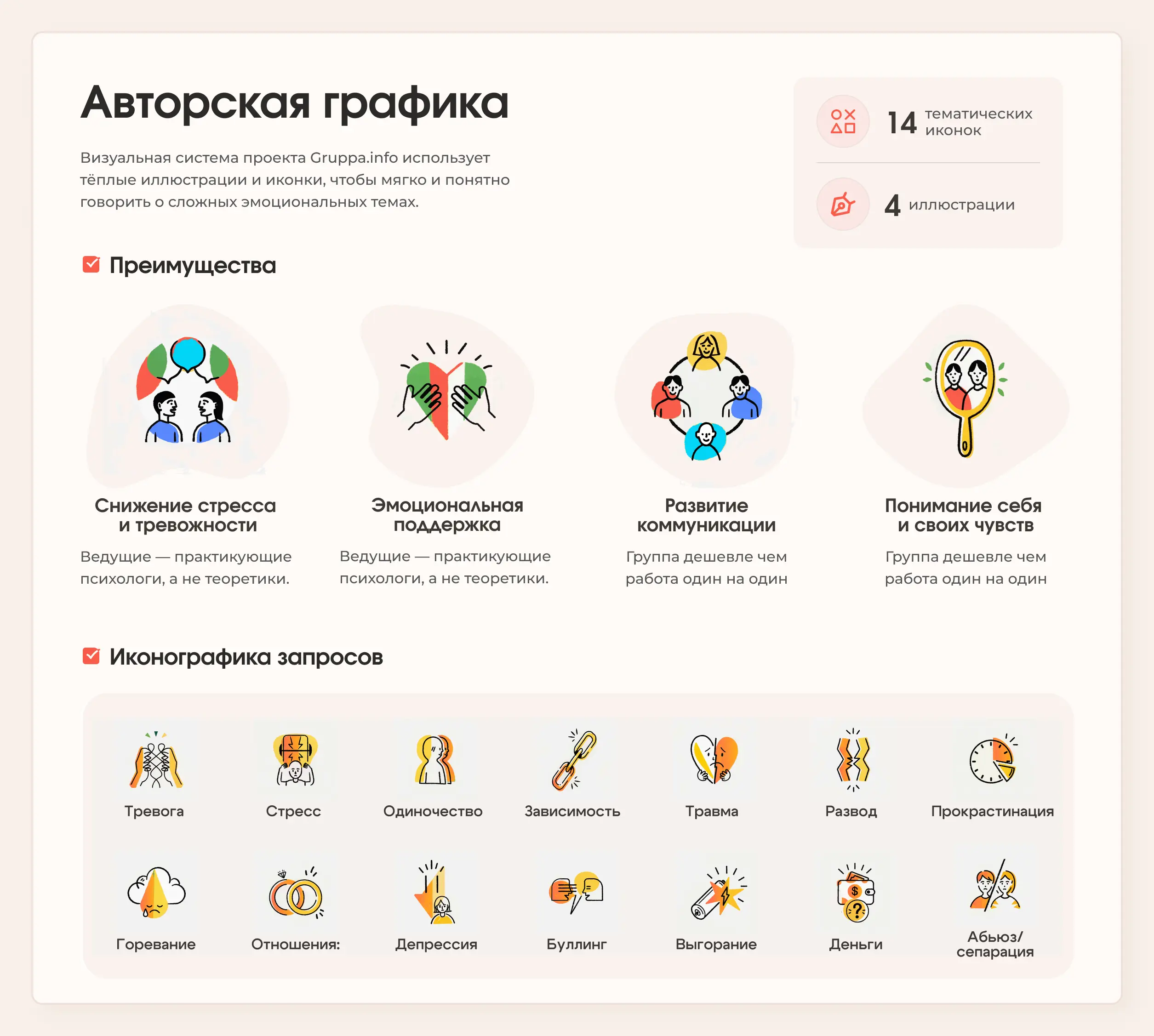 GRUPPA — внутренняя страница